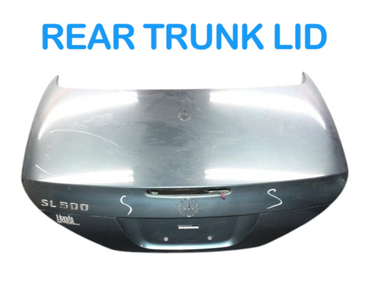 03-11 Mercedes R230 SL500 SL550 Rear Trunk Lid Deck Shell Panel A2307500675 OEM