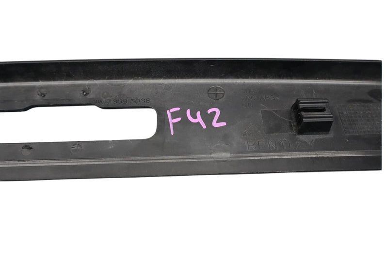 Load image into Gallery viewer, 06-12 Bentley Continental Flying Spur Rear Trunk Lid Upper Trim Panel Black OEM
