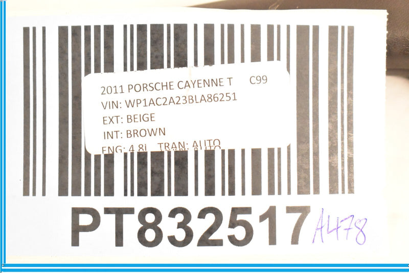 Load image into Gallery viewer, 11-18 Porsche Cayenne Right Center Console Grab Handle 95855364600 Oem
