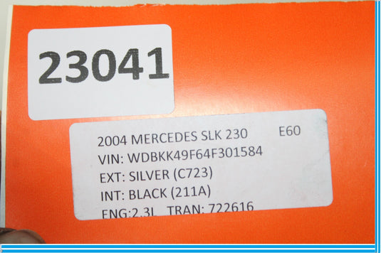 97-04 Mercedes R170 SLK320 SLK230 Donut Spare Tire Wheel Rim 165 4.5x15" Oem