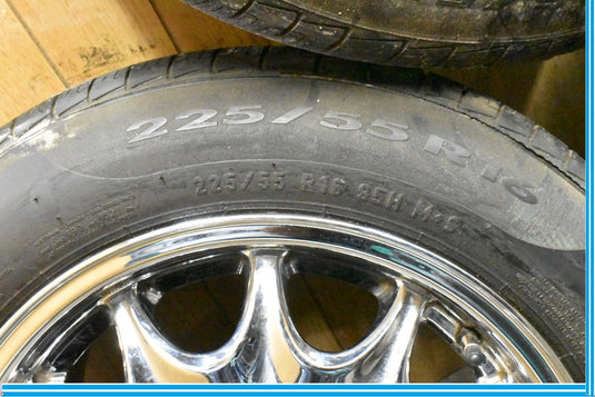 Mercedes R129 SL500 300SL 8 x 16 16" Wheel Rims Set of 4 Chrome 1294010702 OEM