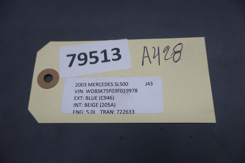Load image into Gallery viewer, 03-12 Mercedes R230 SL500 SL550 Front Right Hood Air Vent Grille 780100002 Oem
