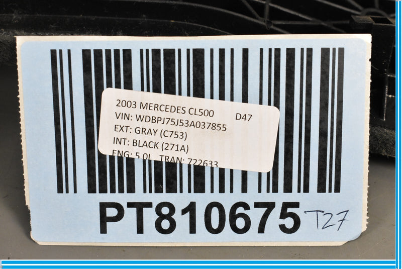 Load image into Gallery viewer, 00-06 Mercedes CL500 CL55 AMG  Under Dashboard Trim Cover Panel 2156800939 Oem
