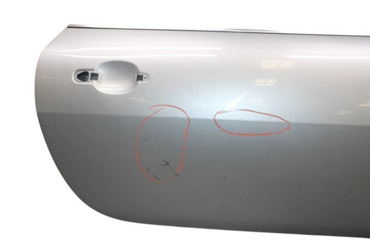 07-15 Jaguar XK XKR X150 Front Right Side Exterior Door Shell Panel Silver OEM