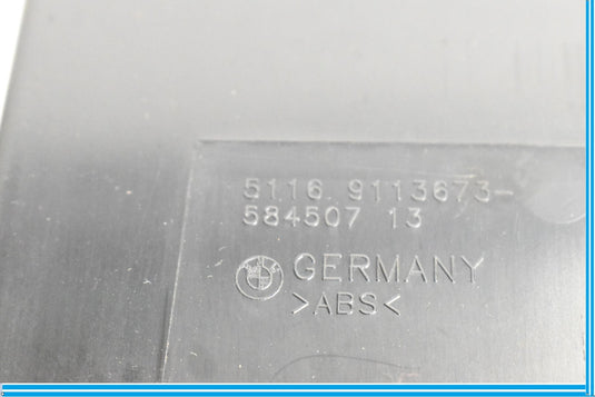 09-15 BMW 750i 750Li F01 Rear Center Console Insert Storage Pocket 9113673 Oem