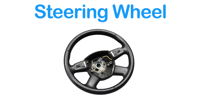 Load image into Gallery viewer, 09-13 Audi A3 4-Spoke Driver Steering Wheel Leather Black 8R0419091 Oem
