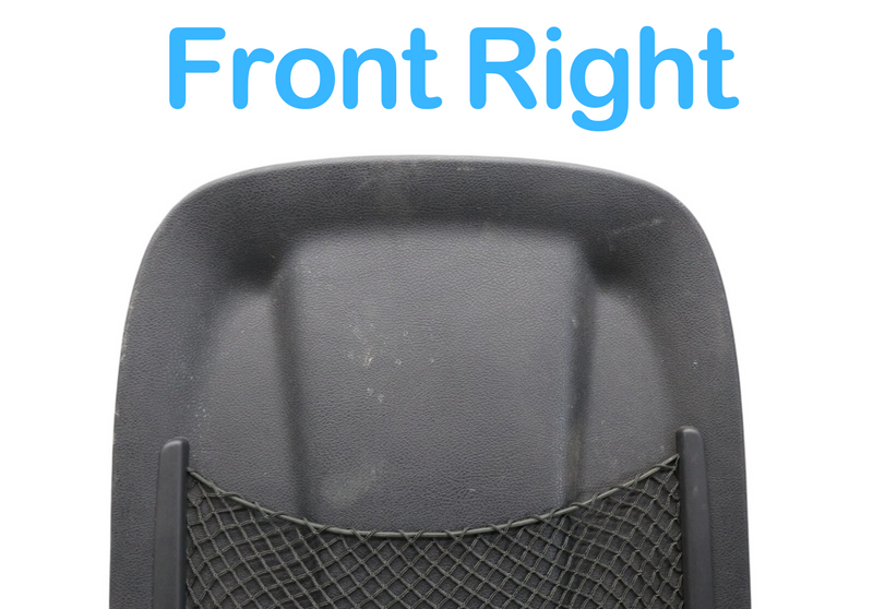 Load image into Gallery viewer, 11-17 Volkswagen Touareg Front Right Side Seat Back Cover Panel Trim Black Oem

