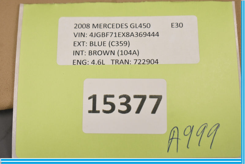 Load image into Gallery viewer, 06-12 Mercedes X164 GL450 Front Left Side Sun Visor Sunvisor Trim Cover Oem
