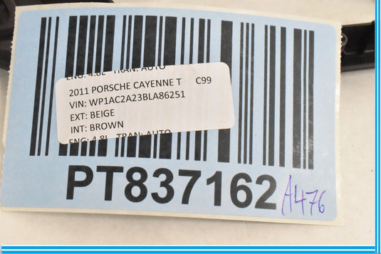 11-18 Porsche Cayenne Rear Left Interior Door Handle Trim 7P5839247 Oem