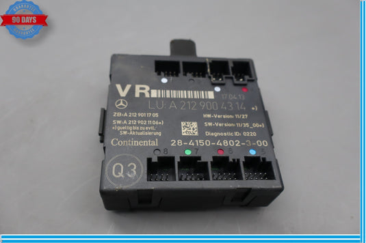 08-18 Mercedes W212 E550 CLS550 SLK250 Front Right Side Door Control Module Oem