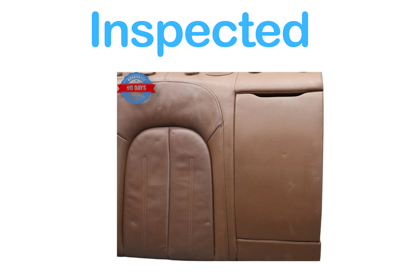 Load image into Gallery viewer, 13-18 Audi A6 Rear Right Passenger Seat Top Upper Cushion  W/Armrest Brown Oem
