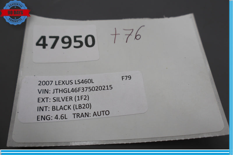 Load image into Gallery viewer, 07-12 Lexus LS460 LS460L Front Left Driver Side Seat Switch Cover Trim Oem
