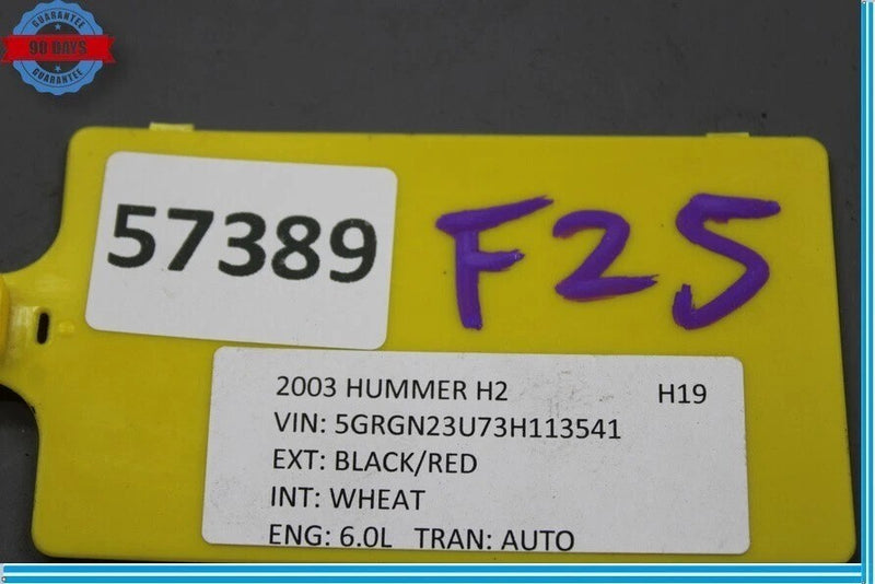Load image into Gallery viewer, 03-09 Hummer H2 Rear Right Side Quarter Panel Wheelhouse Liner Splash Shield Oem
