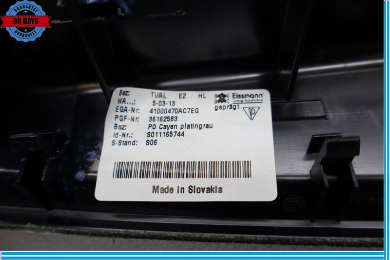 Load image into Gallery viewer, 11-18 Porsche Cayenne 958 Rear Left Driver Side Door Arm Rest Panel Oem
