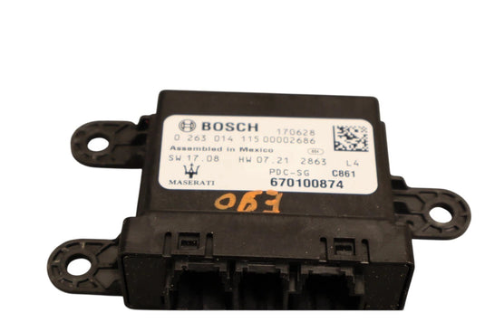 17-21 Maserati Ghibli M157 Park Parking Assist Control Module Unit 670100874 Oem