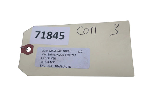 14-20 Maserati Ghibli M157 Left Side Turbocharger Intercooler 16474839 Oem