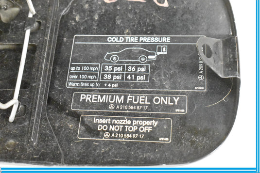 03-09 Mercedes W209 CLK55 AMG CLK500 Gas Fuel Tank Door Lid Cover Oem