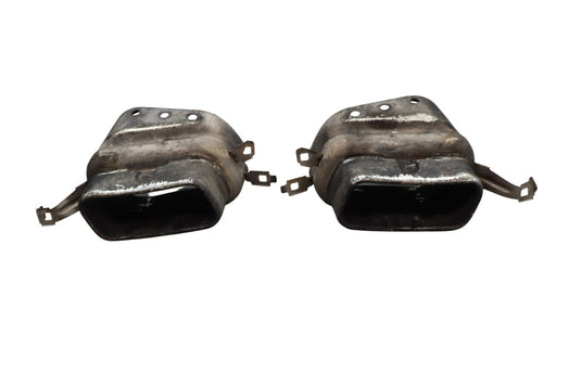 09-15 BMW 740i 750Li xDrive Rear Right & Left Side Exhaust Muffler Tip Set Oem