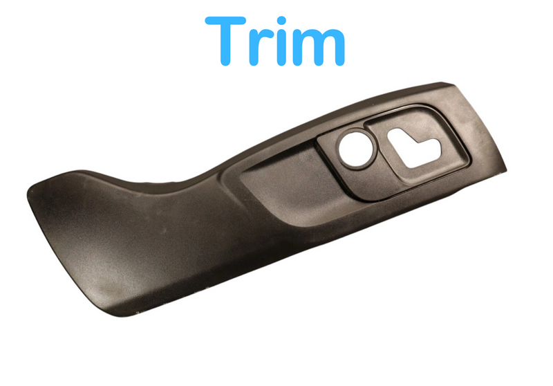 Load image into Gallery viewer, 14-20 Maserati Ghibli Front Right Side Seat Outer Switch Cover Trim Black OEM
