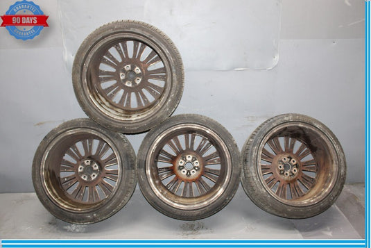 07-15 Jaguar X150 XK XF XKR R19 19" Rear Wheel Rim Silver Set of 4 Oem