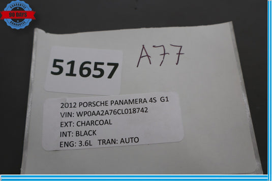 10-13 Porsche Panamera Turbo GTS Tire Pressure Monitor Module Unit TPMS Oem