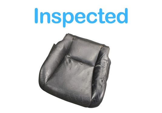 07-12 Lexus LS460 Left Driver Side Upper Seat Cover Cushion Black Leather Oem