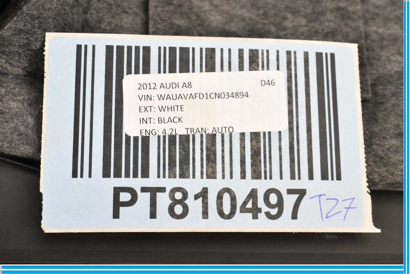 Load image into Gallery viewer, 11-18 Audi A8 S8 Quattro Right Center Passenger Side Pillar Cover Trim Panel Oem
