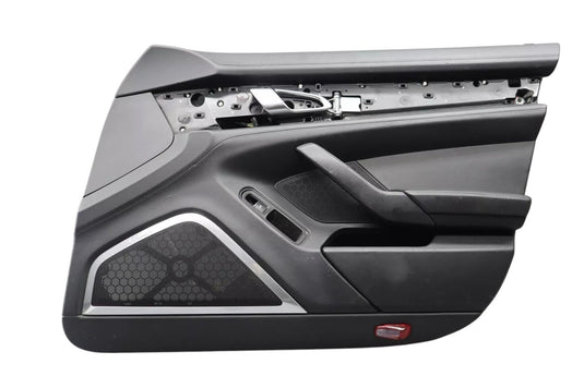 10-16 Porsche Panamera T Front Right Interior Door Panel Cover Trim Black Oem