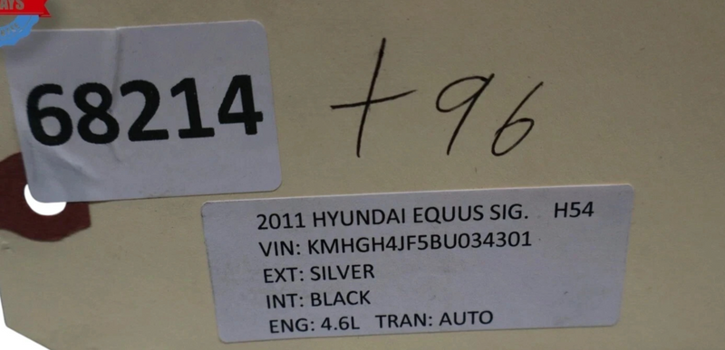 Load image into Gallery viewer, 11-13 Hyundai Equus Rear Right Passenger Side Center Pillar Upper Trim Cover Oem
