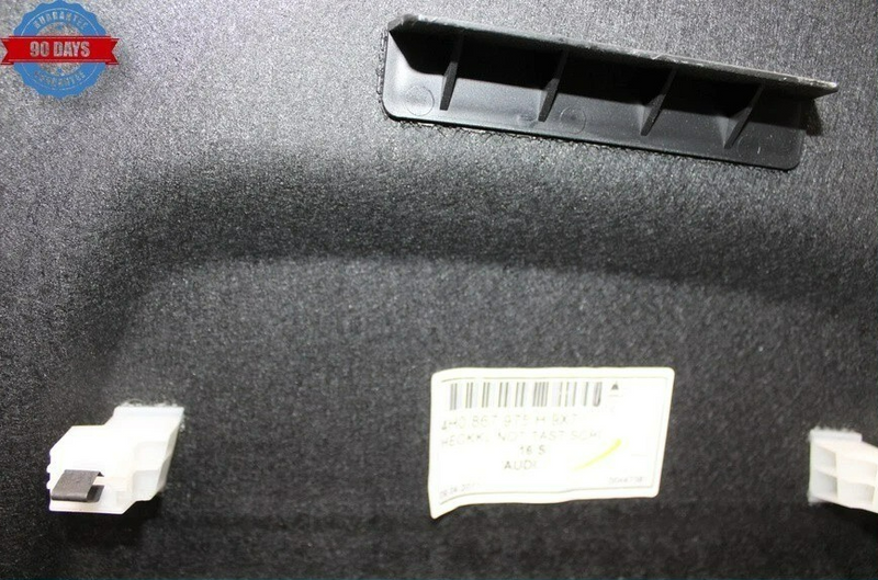 Load image into Gallery viewer, 11-14 Audi A8 Quattro Rear Trunk Deck Liner Lid Carpet Cover Panel Trim Oem
