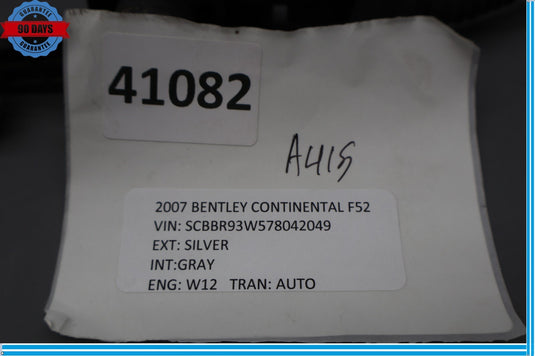 06-12 Bentley Continental Rear Right Headlight Ride Height Level Sensor Oem