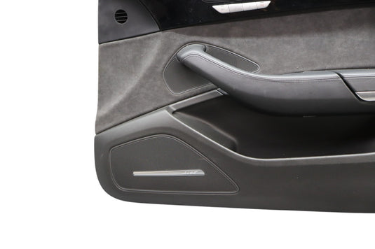 11-18 Audi A8L Quattro Front Right Passenger Side Interior Door Panel Trim Oem