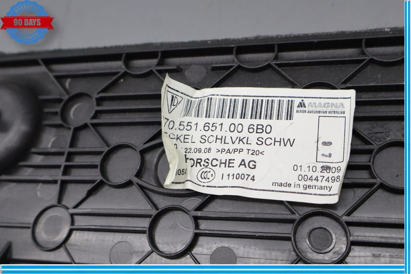 Load image into Gallery viewer, 10-16 Porsche Panamera 970 Rear Trunk Back Lift-Gate Trim Scuff Panel Cover Oem
