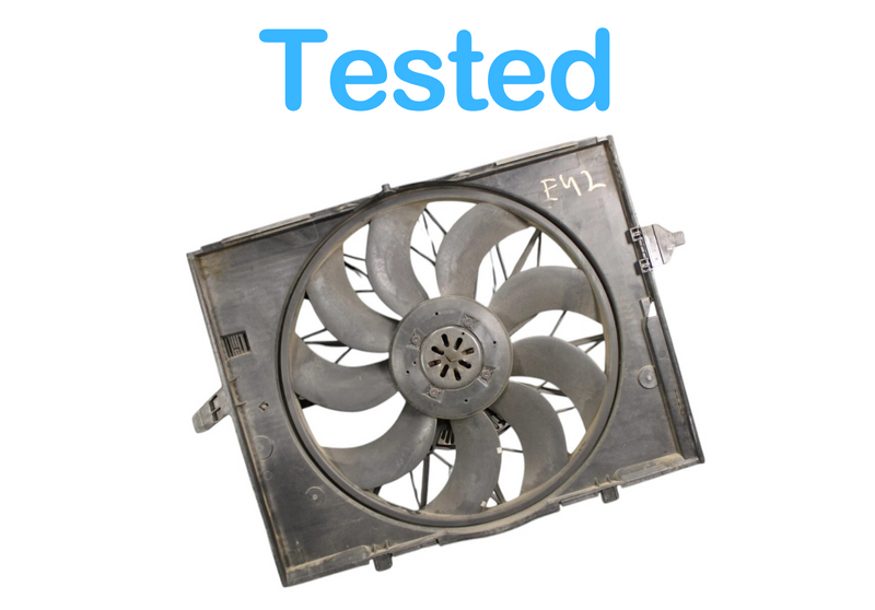 Load image into Gallery viewer, 04-05 BMW 645Ci E64 Engine Motor Radiator Condenser Cooling Fan Assembly Oem
