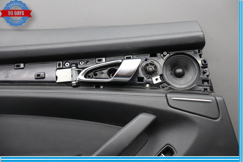 Load image into Gallery viewer, 10-16 Porsche Panamera Rear Left Driver Side Interior Door Panel Cover Black Oem
