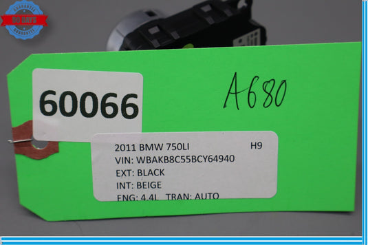 09-17 BMW 750Li 750Li xDrive Engine Push Start Stop Ignition Switch Button Oem