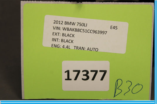 09-15 BMW 750I 750LI F01 F02 Radio Antenna Shark Fin Unit Cover Oem