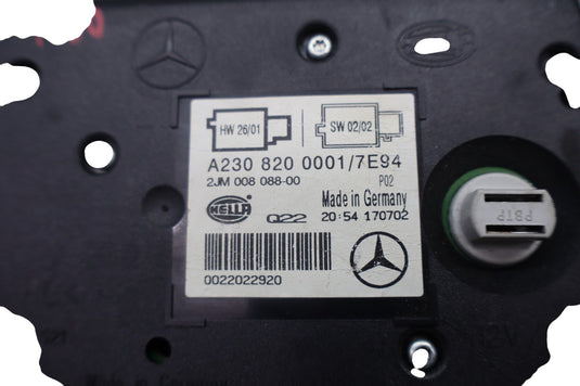 03-04 Mercedes R230 SL500 SL600 Overhead Dome Light Reading Lamp A2308200001 Oem