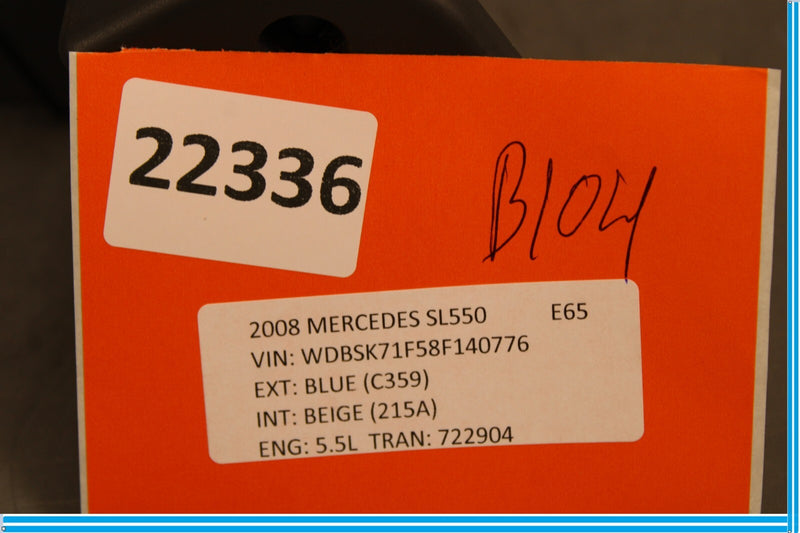 Load image into Gallery viewer, 03-12 Mercedes R230 SL550 SL500 Left Driver Top Latch Trunk Position Cover Oem
