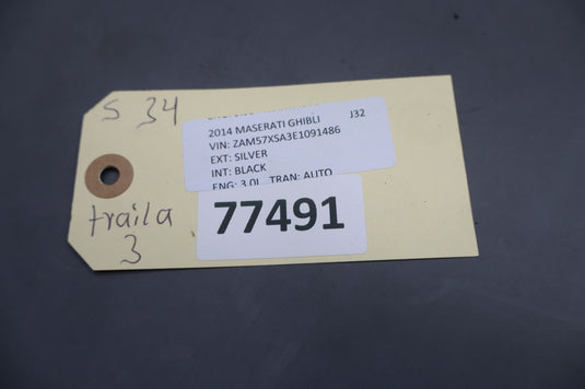 14-22 Maserati Ghibli M157 Rear Right Passenger Side Interior Door Panel Oem