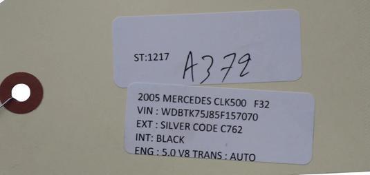 03-09 Mercedes CLK320 CLK500 W209 Left Side Headlight Washer Nozzle Pump Oem