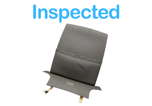 06-12 Bentley Continental Front Right Passenger Side Seat Back Trim Cover Oem