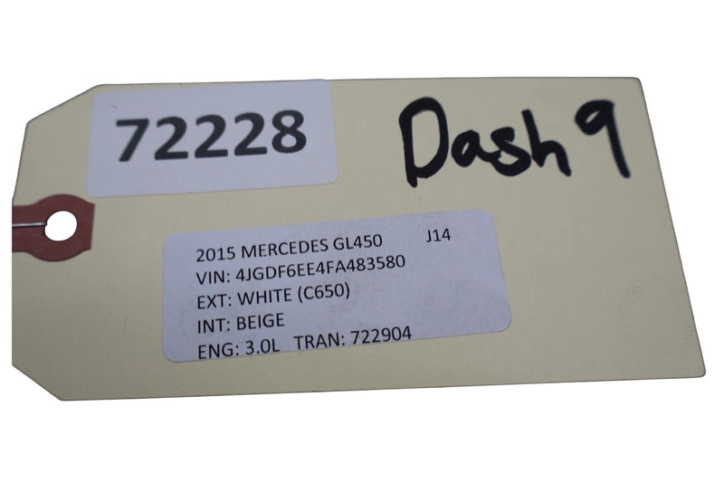 Load image into Gallery viewer, 13-16 Mercedes GL450 GL550 Dashboard Dash Panel Cover Trim Assembly Oem
