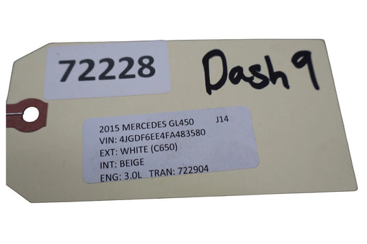 13-16 Mercedes GL450 GL550 Dashboard Dash Panel Cover Trim Assembly Oem