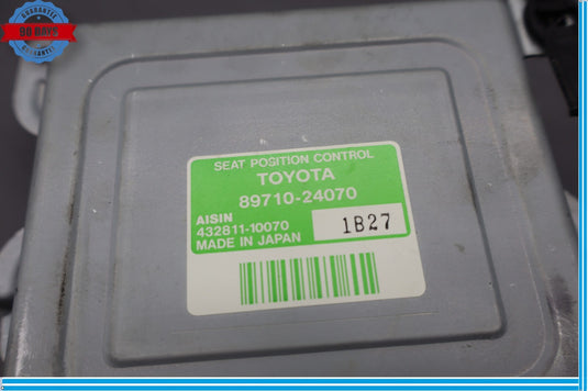 02-03 Lexus SC430 Front Left Driver Side Seat Position Control Module Unit Oem