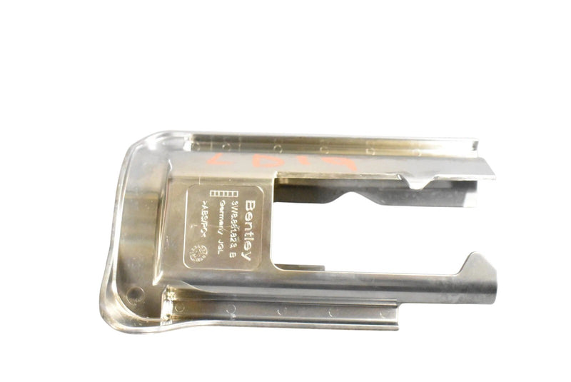 Load image into Gallery viewer, 2008 Bentley Continental Front Left Seat Frame Cover Chrome 3W8881823B OEM
