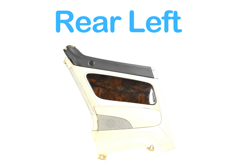 Load image into Gallery viewer, 03-10 Bentley Continental Rear Left Side Interior Door Panel W/Speaker Oem
