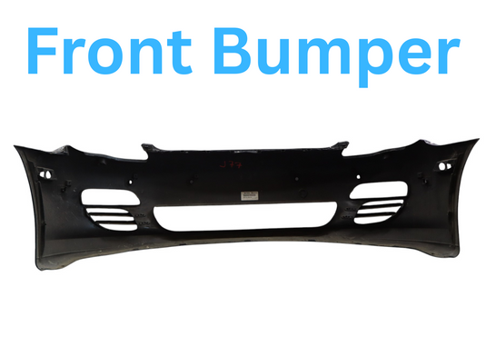 10-13 Porsche Panamera 970 Front Bumper Cover Panel Assembly Black Oem