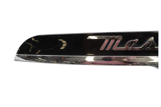 14-19 Maserati Ghibli Rear Trunk License Plate Light Cover Trim W/ Camera Oem