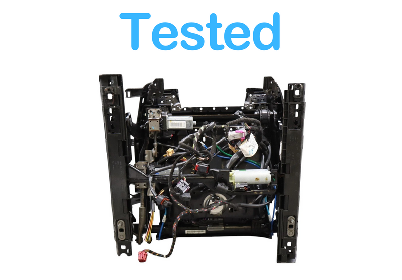 Load image into Gallery viewer, 11-18 Audi A8 Quattro Front Right Side Lower Seat Track Rail Frame W/ Motor Oem
